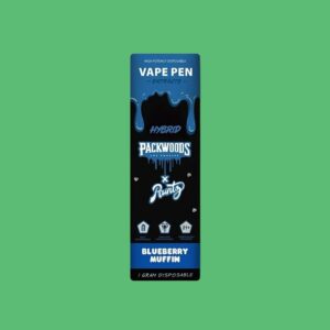 THC Vape Pen Packwoods x Blueberry Muffin 1ml THC Vape Pen Packwoods x Blueberry Muffin 1ml
