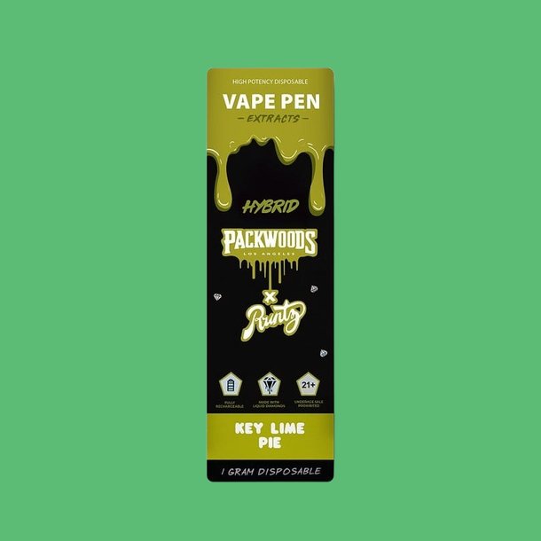 THC Vape Pen Packwoods x Key Lime Pie 1ml THC Vape Pen Packwoods x Key Lime Pie 1ml