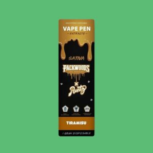 THC Vape Pen Packwoods x Tiramisu 1ml THC Vape Pen Packwoods x Tiramisu 1ml