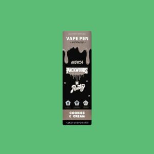 THC Vape Pen Packwoods x Cookies and Cream 1ml THC Vape Pen Packwoods x Cookies and Cream 1ml